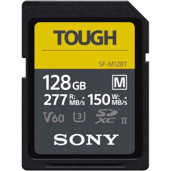 Thẻ nhớ Sony TOUGH 128GB 277/150MB/s SF-M SDXC II (Chính Hãng)