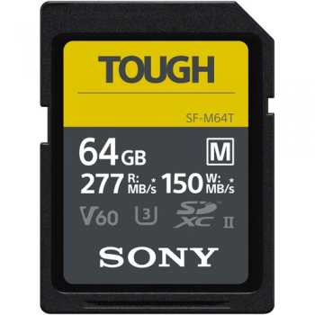Thẻ nhớ Sony TOUGH 64GB 277MB SF-M SDXC II (Chính Hãng)