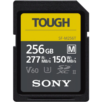 Thẻ nhớ Sony TOUGH 256Gb 277Mb/150Mb SF-M SDXC II (Chính Hãng)