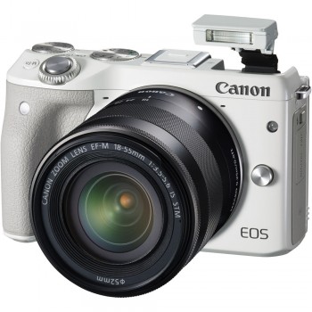 Canon EOS M3 + 15-45mm IS STM, Mới 95%,  Màu Trắng