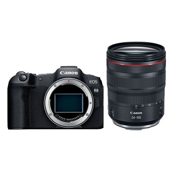 Canon EOS R8 + RF 24-105mm F4L, Mới 100% (Chính hãng Canon)