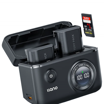 Hộp sạc pin máy ảnh LLANO NP-FZ100 cho Sony A7 III, A7R III, A7R IV, A9, A6600......