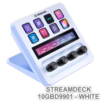 Thiết bị stream Elgato Gaming StreamDeck 10GBD9901 8 phím lập trình (Chính Hãng) - White
