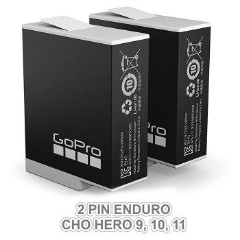 Combo 2 pin Enduro GoPro cho HERO 9, 10, 11, 12 (Chính hãng)
