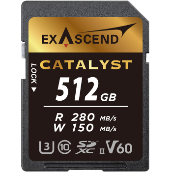 Thẻ nhớ SD 512Gb 280Mb V60 Exascend Catalyst (Chính hãng)