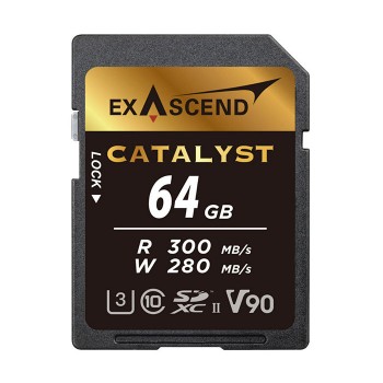 Thẻ nhớ SD 64Gb 300Mb V90 Exascend Catalyst (Chính hãng)