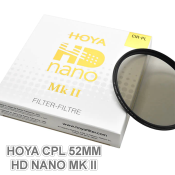 Hoya CPL 52mm HD Nano Mk II (Chính hãng)