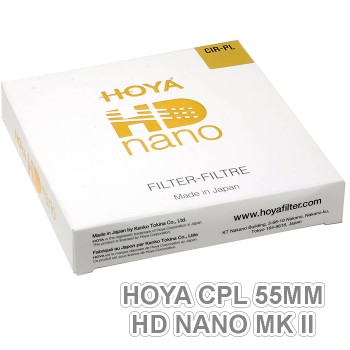 Hoya CPL 55mm HD Nano Mk II (Chính hãng)