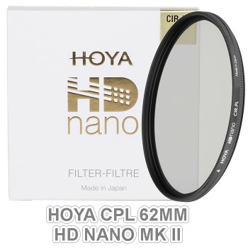 Hoya CPL 62mm HD Nano Mk II (Chính hãng)