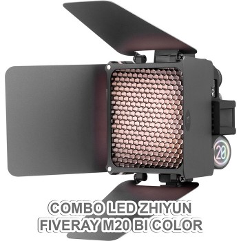 Combo Led Zhiyun FIVERAY M20 Bi Color, Mới 100% (Chính hãng)