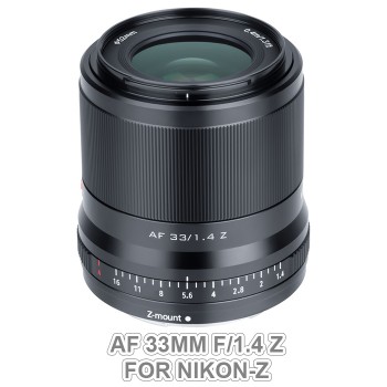 Ống kính Viltrox AF 33mm f/1.4 Z for Nikon-Z, Mới 100% (Chính Hãng)