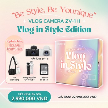 Bộ sản phẩm Sony ZV-1M2 (Màu đen)  ZV-1 II Vlog in Style Edition 