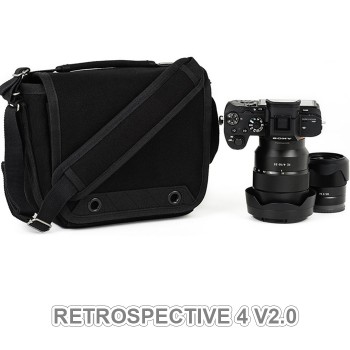 Túi máy ảnh Think Tank Retrospective 4 V2.0 - Black, Mới 100% (Chính Hãng)
