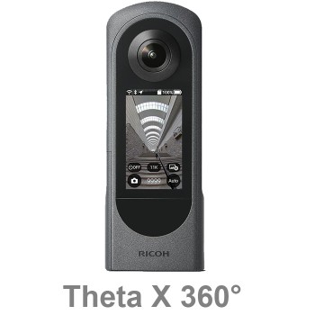 Máy ảnh 360° Ricoh Theta X, Mới 100% (Chính Hãng)