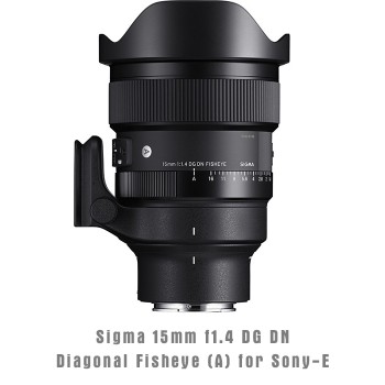 Sigma 15mm f/1.4 DG DN Diagonal Fisheye (A) for Sony-E, Mới 100% (Chính Hãng)