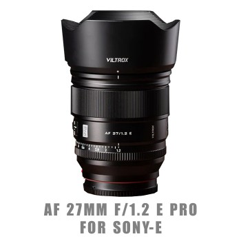 Ống kính Viltrox AF 27mm f/1.2 E PRO for Sony-E, Mới 100% (Chính Hãng)