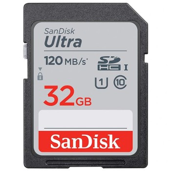 Thẻ nhớ SanDisk Ultra 32Gb SDHC UHS-I CLASS 10 120MB/s (Chính Hãng)