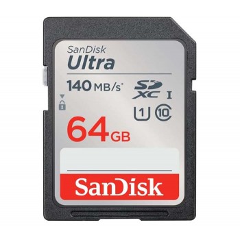 Thẻ nhớ SanDisk Ultra 64Gb SDHC UHS-I CLASS 10 140MB/s (Chính Hãng)