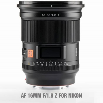 Ống kính Viltrox AF 16mm f/1.8 Z for Nikon, Mới 100% (Chính Hãng)