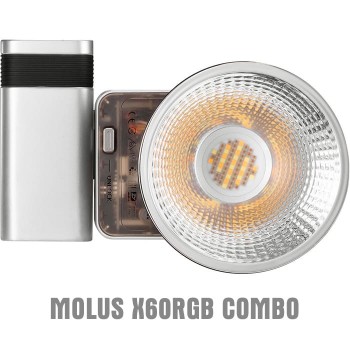 Đèn Led Zhiyun Molus X60RGB COB Light Combo, Mới 100% (Chính Hãng)