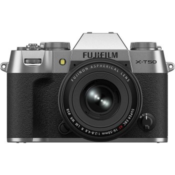 Máy ảnh Fujifilm X-T50 Màu bạc (Kèm Lens 16-50mm), Mới 100% (Chính Hãng)