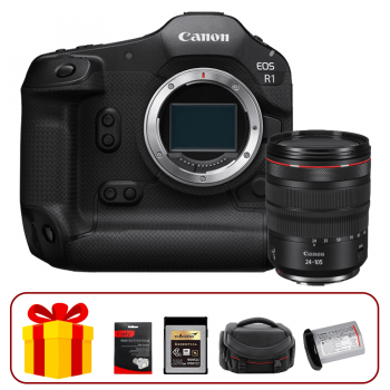 Canon EOS R1 + RF 24-105mm F/4L, Mới 100% (Chính Hãng)