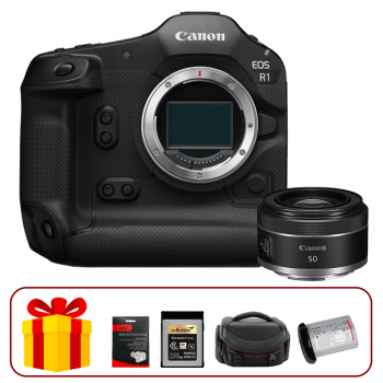 Canon EOS R1 + RF 50mm F/1.8 STM Mới 100% (Chính Hãng)