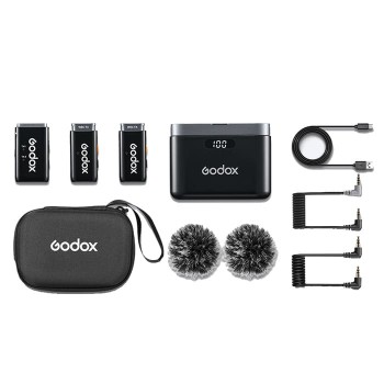 Microphone Wireless Godox WEC Kit 2, Mới 100% (Chính Hãng)