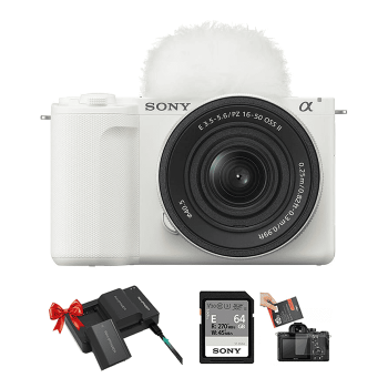 Sony ZV-E10 Mark II White Kèm Lens 16-50mm, Mới 100% (Chính Hãng)