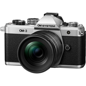 Máy ảnh Olympus OM SYSTEM OM-3 + Kit 12-45mm F4.0 PRO II, Mới 100% (Chính Hãng)