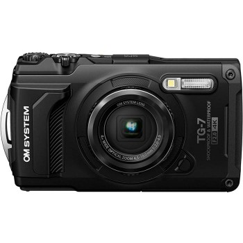 Máy ảnh Olympus OM SYSTEM Tough TG-7 (Màu Đen), Mới 100% (Chính Hãng)