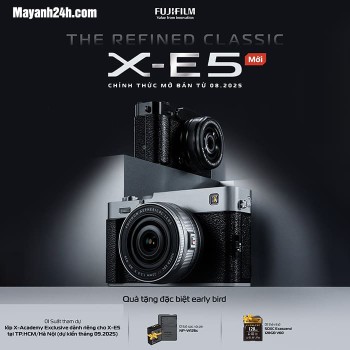 Fujifilm X-E5 (Màu Bạc), Mới 100% (Chính Hãng)