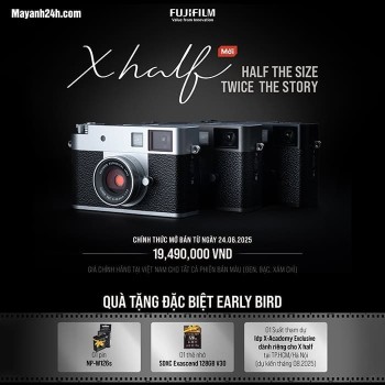 Fujifilm X half (Đen), Mới 100% (Chính Hãng)