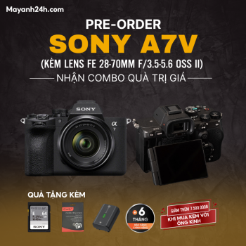 Sony A7 Mark V + FE 28-70mm f/3.5-5.6 OSS II, Mới 100% (Chính Hãng)