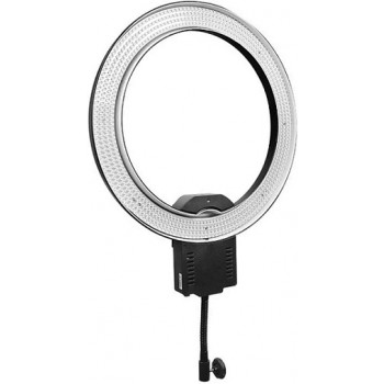 Circular Ring Light in a Dark Black Background Stock Photo  Adobe Stock