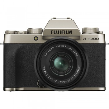 Fujifilm X-T200 + Kit 15-45mm (Màu Champagne Gold), Mới 100% (Chính hãng)