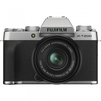Fujifilm X-T200 + Kit 15-45mm (Màu bạc), Mới 100% (Chính hãng)