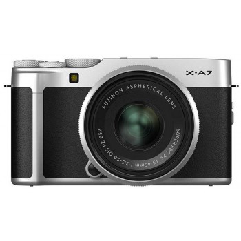 Fujifilm X-A7 + Kit 15-45mm f/3.5-5.6 OIS PZ (Màu Bạc)  Mới 100% (Chính Hãng)