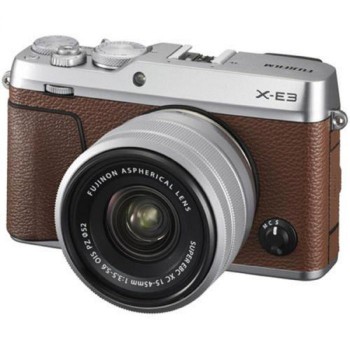 Fujifilm X-E3 + Kit 15-45mm f/3.5-5.6 OIS PZ (Màu Nâu), mới 100% (Chính Hãng)