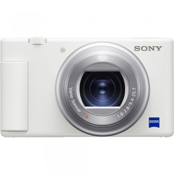 Sony ZV-1 màu trắng ảnh 1 màu trắng - Sony ZV-1 màu trắng: Sony ZV-1 màu trắng chính là sự lựa chọn hoàn hảo cho những ai yêu thích nhiếp ảnh. Máy ảnh đến từ thương hiệu nổi tiếng này sở hữu nhiều tính năng thông minh và khả năng chụp ảnh chuyên nghiệp. Hãy xem ngay hình ảnh của Sony ZV-1 màu trắng để khám phá thêm những tính năng tuyệt vời mà máy ảnh này mang lại nhé.
