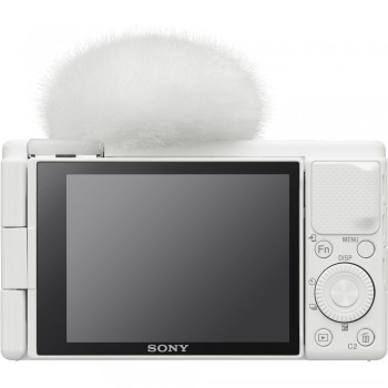 Sony ZV-1 màu trắng - Sony ZV-1 màu trắng: Bạn đang tìm kiếm một chiếc máy ảnh mới để bắt đầu sự nghiệp của mình? Hãy để Sony ZV-1 màu trắng khiến bạn ấn tượng ngay từ cái nhìn đầu tiên. Thiết kế trẻ trung, đầy tinh tế cùng nhiều tính năng đáp ứng nhu cầu của người dùng sẽ khiến bạn không thể bỏ qua chiếc máy này.
