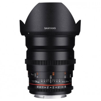 Samyang 24mm T1.5 VDSLR II For Canon EF, Mới 98%