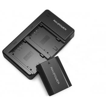 Bộ 1 Pin + 1 Sạc Đôi RAVPower FZ-100 cho Sony A7 III, A7R III, A7R IV, A9, A6600