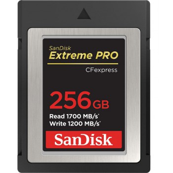 Thẻ nhớ CFexpress 256GB 1700MB SanDisk Extreme PRO Type B (Hàng Chính Hãng)