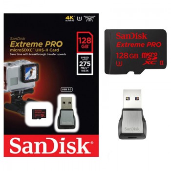 Micro SD SanDisk Extreme Pro S 128GB 275MB/s