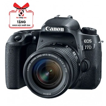 Canon 77D + 18-55mm STM, Mới 100% (Chính hãng)