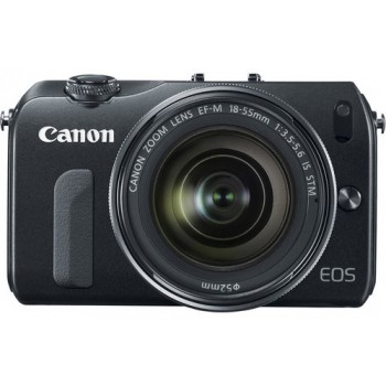 Canon EOS M + 18-55 STM (Màu trắng), Mới 90%