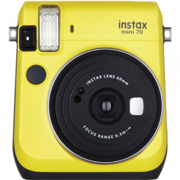 Máy chụp ảnh lấy liền Fujifilm instax mini 70 - Màu vàng (Chính hãng)