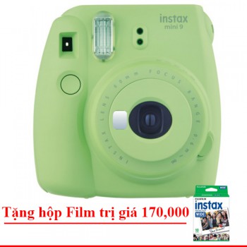 Máy chụp ảnh lấy liền Fujifilm instax mini 9 - Màu xanh lá (Chính hãng)