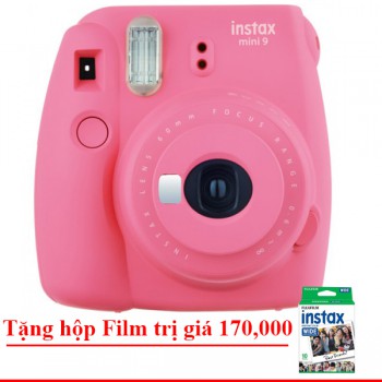 Máy chụp ảnh lấy liền Fujifilm instax mini 9 - Màu hồng (Chính hãng)